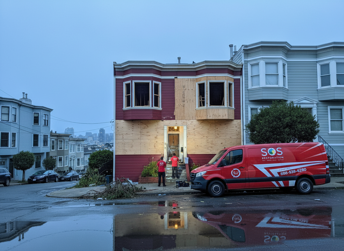 Storm damage repair and rebuild