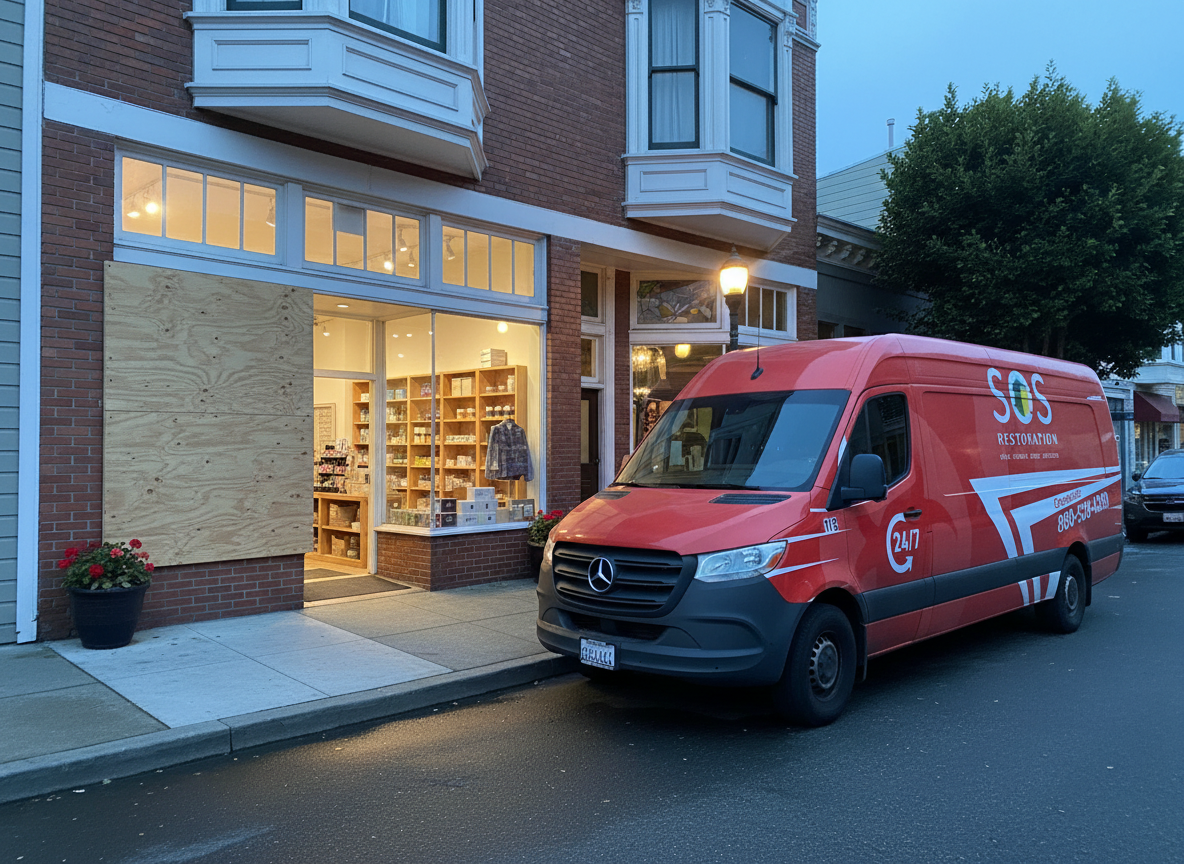 When belongings or commercial property are involved