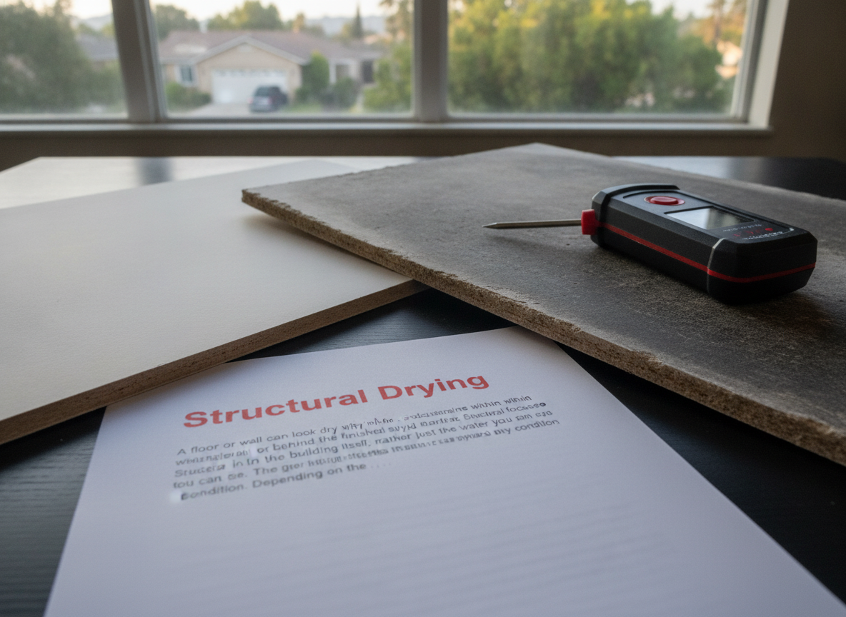 Drying Beyond the Visible Surface