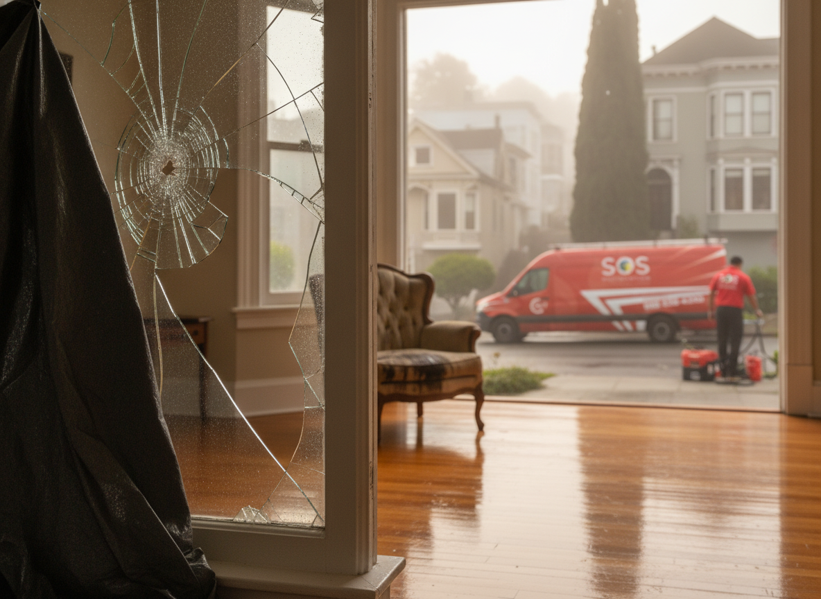 Which services are available for storm damage?