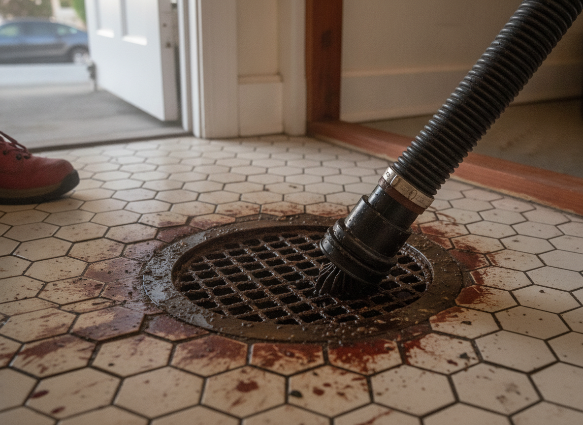 Who provides emergency sewage cleanup in San Francisco County?