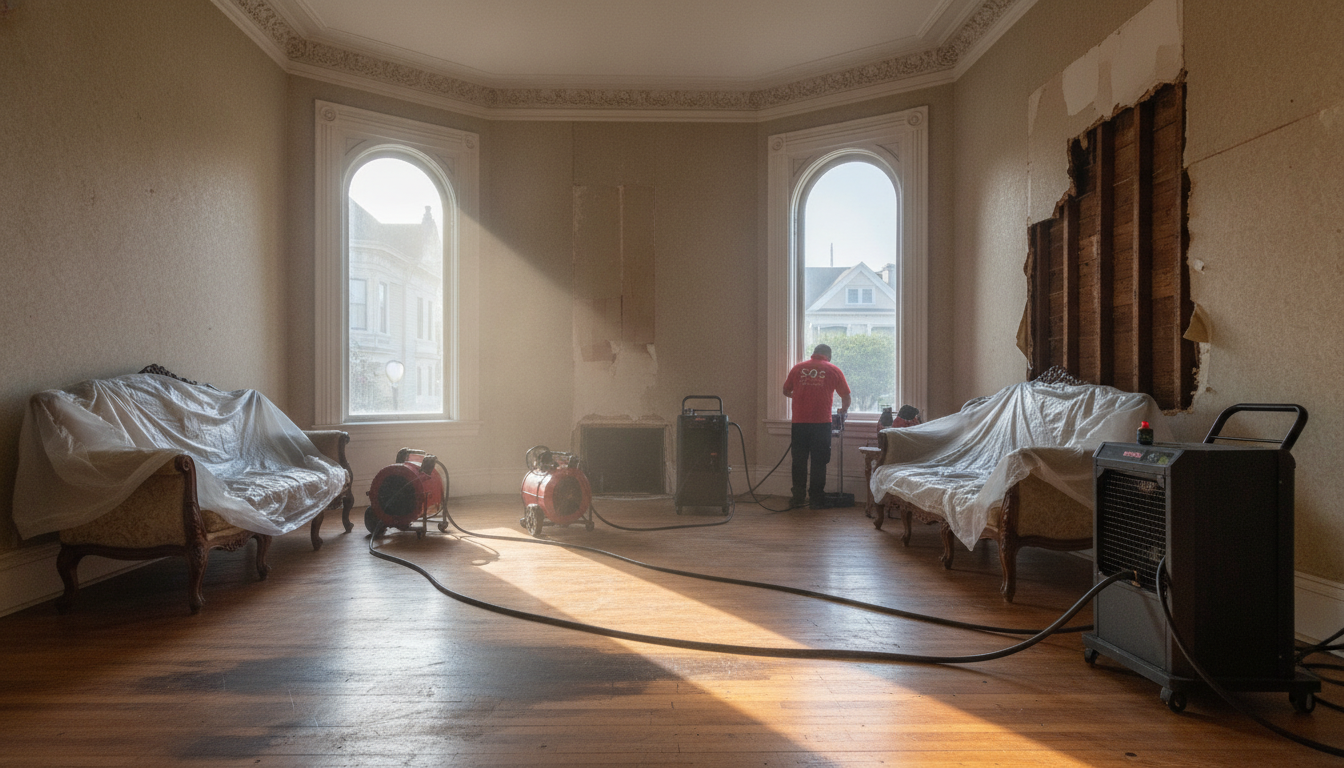 What Does Water Damage Restoration Involve?