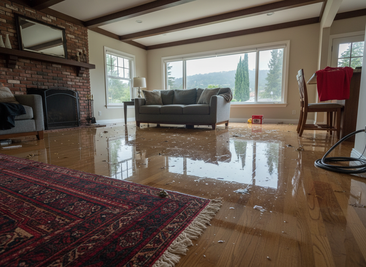 Flood cleanup and water extraction