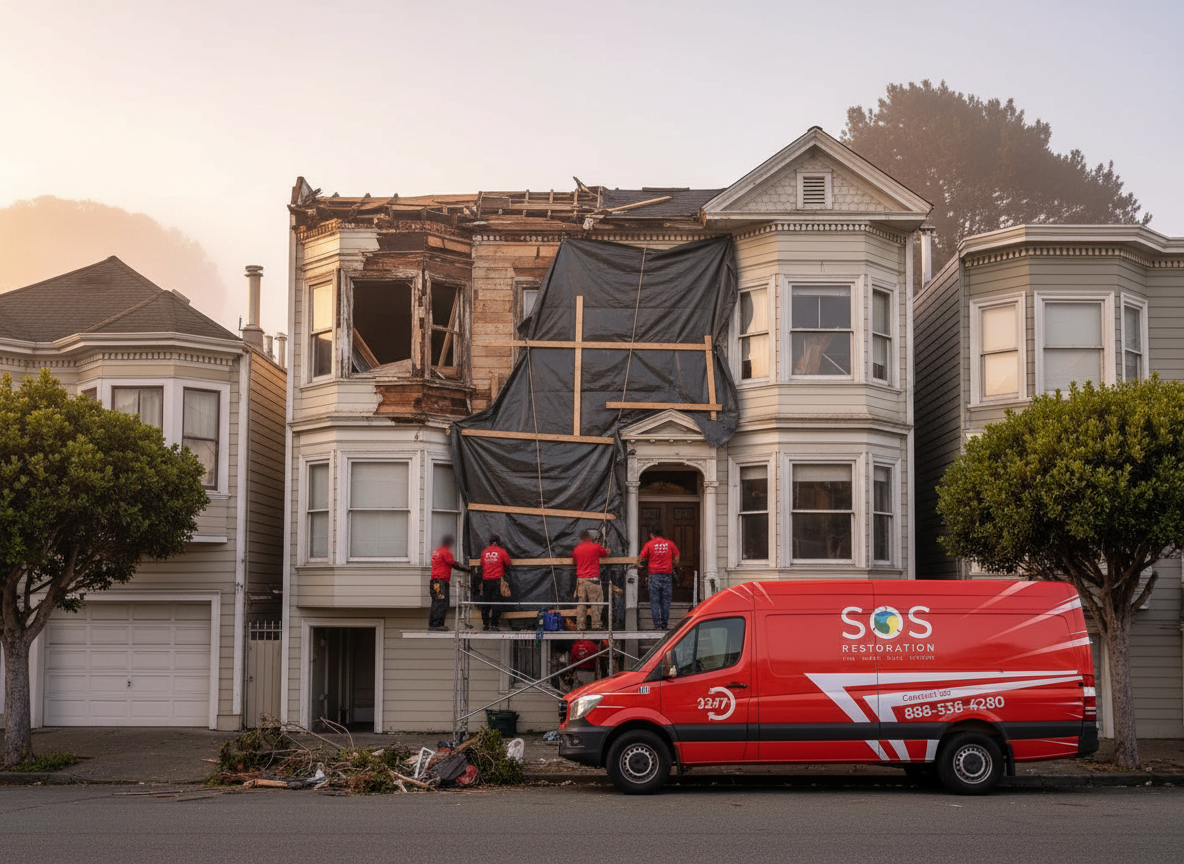 Storm damage repair and rebuild