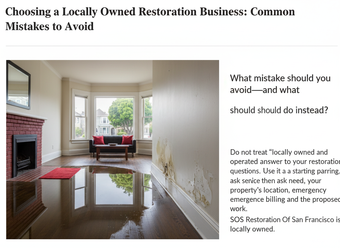 What mistake should you avoid—and what should you do instead?